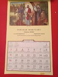 VTG 1973 Sacred Art Calendar | eBay