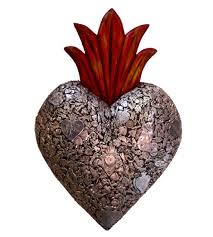 M155 XXL Milagros Heart — FANDANGO TRADING - MEXICAN FOLK ART