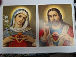Sacred Heart of Jesus & Immaculate Heart of Mary 8 x 10 ...