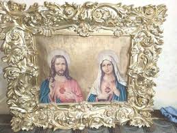 In the year 60, it is an antique with a gilded frame, 35*45 cm ...