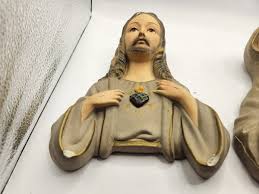 Catholic Sacred Heart Mary And Jesus Christ Statue Set ...