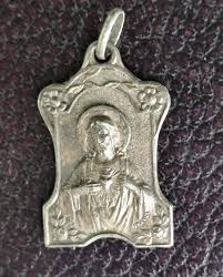 Rare Antique Religious Medal Art Deco Jesus Christ Basilica ...