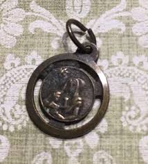 Vtg Terra Catacombs Italy Mary & Baby Jesus Relic Medal ...