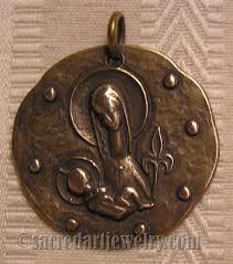 Blessed Mother Medal 1 1/4"