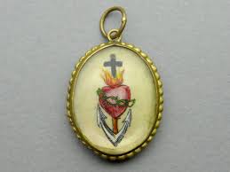 Theological Virtues, Cross, Anchor, Heart. Hand Painted on ...