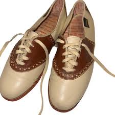 Capezio | Shoes | Capezio Saddle Shoes 97s Brown White Leather Sz 6 | Poshmark