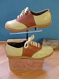 Authentic 80s Spalding Saddle Shoes US wms 7 1/2 B | eBay.de
