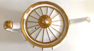 Royal Copenhagen Porcelain Teapot: Antique Gold Accent, 1870-1890 - Etsy