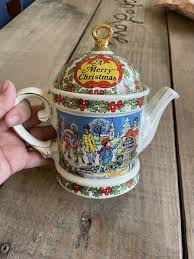Vintage 1994 Sadler Christmas Holiday Teapot ENGLAND | eBay