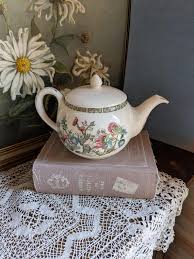 Johnson Bros Small Teapot 'indian Tree' - Etsy
