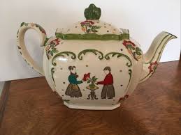 Sadler Rare Cube Teapot - Man & Woman - Made In ...
