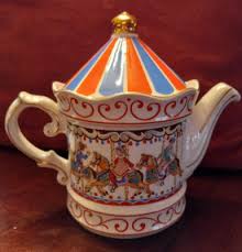 Vintage Sadler Edwardian Carousel Teapot 1980's w/Original ...