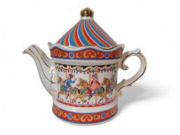 Vintage SADLER Edwardian Entertainments Carousel Teapot ...