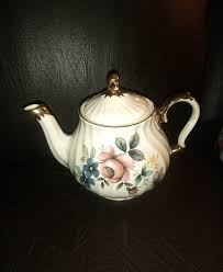 Vintage Sadler Floral Swirl Teapot-england - Etsy