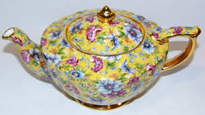 GORGEOUS JAMES SADLER ENGLAND SOPHIE CHINTZ YELLOW FLORAL ...