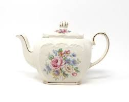 Windsor Pink Rose Floral Bouquet Teapot and Lid - England ...