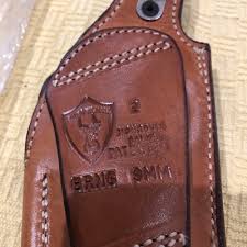 Safariland TAN #2 LEATHER Holster BROWNING 9MM LEFT HANDED ...