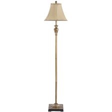 Safavieh Lighting 61-inch Eastham Gold Silk Floor Lamp - 13 ...