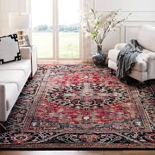 SAFAVIEH, Vintage Hamadan Wilhelmina Oriental Distressed Rug ...
