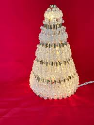 Vintage Light up Christmas Tree, OOAK Hand Made, Clear ...