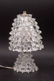 Elegant Table Lamp in Rostrato Murano Glass Vase for ...