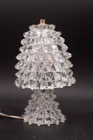 Elegant Table Lamp in Rostrato Murano Glass Vase for ...