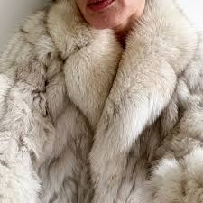 Saga Furs | Jackets & Coats | Vintage 96s Saga Fox Blue Fox ...