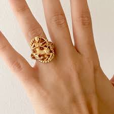 Vintage 1969 Sagittarius Zodiac Figural Ring — sororité.