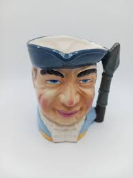 TOBY JUG MAYBE NAPOLEON?HT4 3/4NO CRACKS MINOR CHIP ON RIM ...