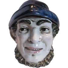 Antique Tobacco jar/Humidor figural. For Sale at Ruby Lane