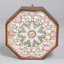 A 20TH CENTURY SAILOR'S SHELL VALENTINE. Miscellaneous ...