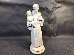 Antique Statue Religious Saint Antoine Plaster Early 20ème Figure | eBay
