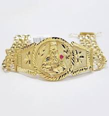 Real 10k Gold Bracelet Solid San barbara 8 Inches Cuban Link ...