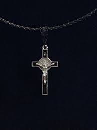 Black Crucifix & Black Leather Cord Necklace – Rockbanz