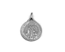 Saint Benedict (San Benito) Medal Charm Pendant .925 ...