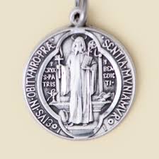 St. Benedict Sterling Silver Medal – scapulars.com®