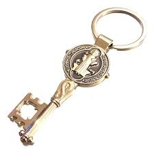 Llaveros San Benito Acero Inox 11 Cm Bolsita Celofan Misa 40 ...