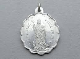 Saint Rolande and Saint Hilaire. Antique Religious Pendant ...