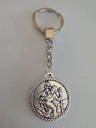 Catholic St Christopher Medal Keychain Key Chain | eBay