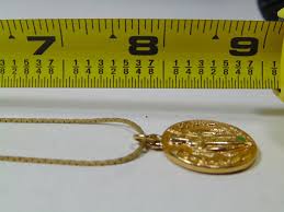 FASHION GOLD PLATED MEDAL WITH THE POPE 2 SIDED AND A GOLD PLATED 16" CHAIN | eBay