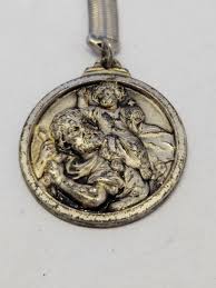 Keychain Metal - SERMO Saint-Christopher Vintage Fashion Clothing 1960s | eBay