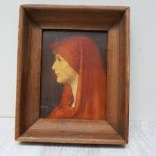 St Fabiola, Vintage Print by Jean-jacques Henner Painting ...