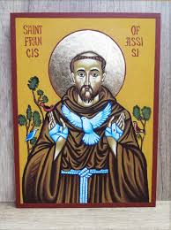 Saint Francis of Assisi - San Francesco - San Francisco - Hand Painted Original | eBay