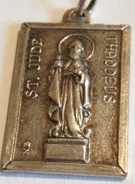 Vintage Saint Jude Mens Medal Patron Of Hopeless Cases ...