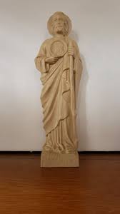 Vintage St. Jude Saint Statue Molded Plastic Catholic ...