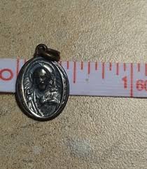 Sacred Heart of Jesus Medallion Sterling - Etsy