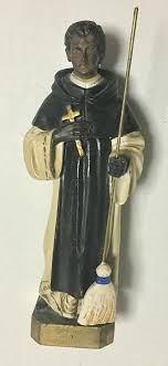 Vintage Catholic Religious Statue,Black Saint, Martin De ...