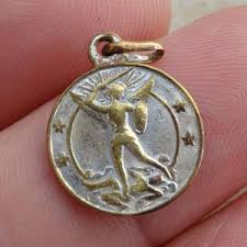 1960s San Miguel De Liria Silver Pendant, S Miguel Silver Medal, Archangel Michael Silver Pendant, Religious Medal, Religious Silver Pendant - Etsy