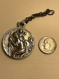 VINTAGE SAINT CHRISTOPHER SAINTE ANNE DE BEAUPRE PPN medal Italy | eBay