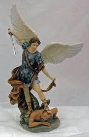 Saint Michael 14.5" Statue, Full Color